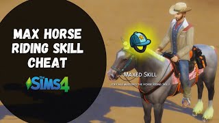 Famous How to Max Horse Riding Skill (Cheat) - The Sims 4 Net Worth