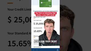The Trick to getting High Limit + Low APR Credit Cards
