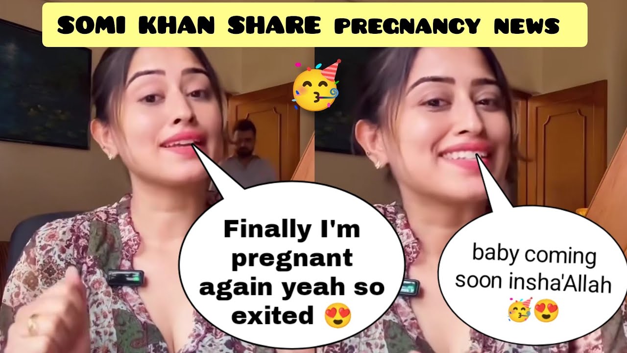 Big news !Somi khan share Her pregnancy News || Somi khan exited for her baby ||