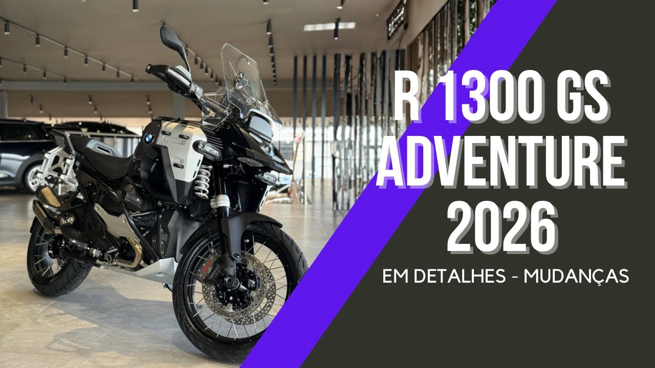 NOVA ATUALIZAÇÃO DA R 1300 GS ADVENTURE 2026!