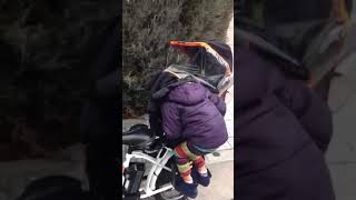 4WAYレインカバー 子ども 乗車動画