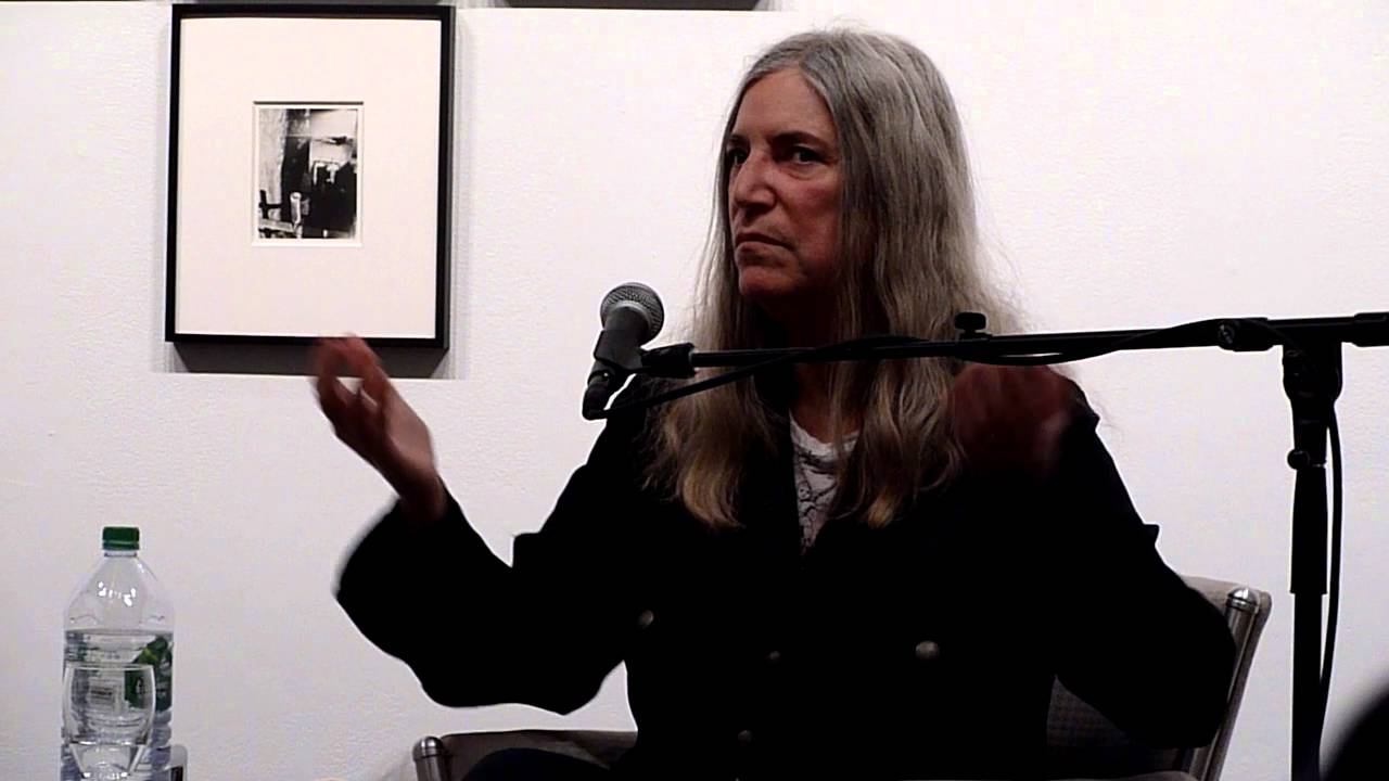 Patti Smith -interview ON HER NEW CELLPHONE from Johnny Depp -RobertMillerGallery-NYC-March 5, 2016
