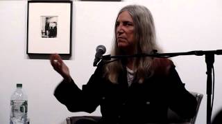 Patti Smith -interview ON HER NEW CELLPHONE from Johnny Depp -RobertMillerGallery-NYC-March 5, 2016