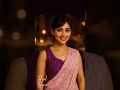 Violet Floral Sleeveless Blouse with Elegant Baby Pink Saree | Modern Ethnic Look #sareeblousedesign