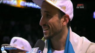 Manu GINOBILI brilla ante el HEAT de LEBRON y gana su cuarto anillo | Relatos en español