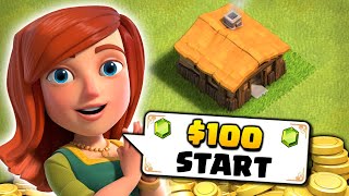 Where $100 Gets You on a New Account in Clash of Clans!