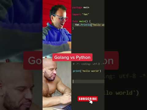 Golang vs Python #shorts tiktok hackmymozg