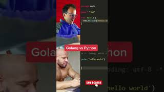 Golang vs Python #shorts tiktok hackmymozg