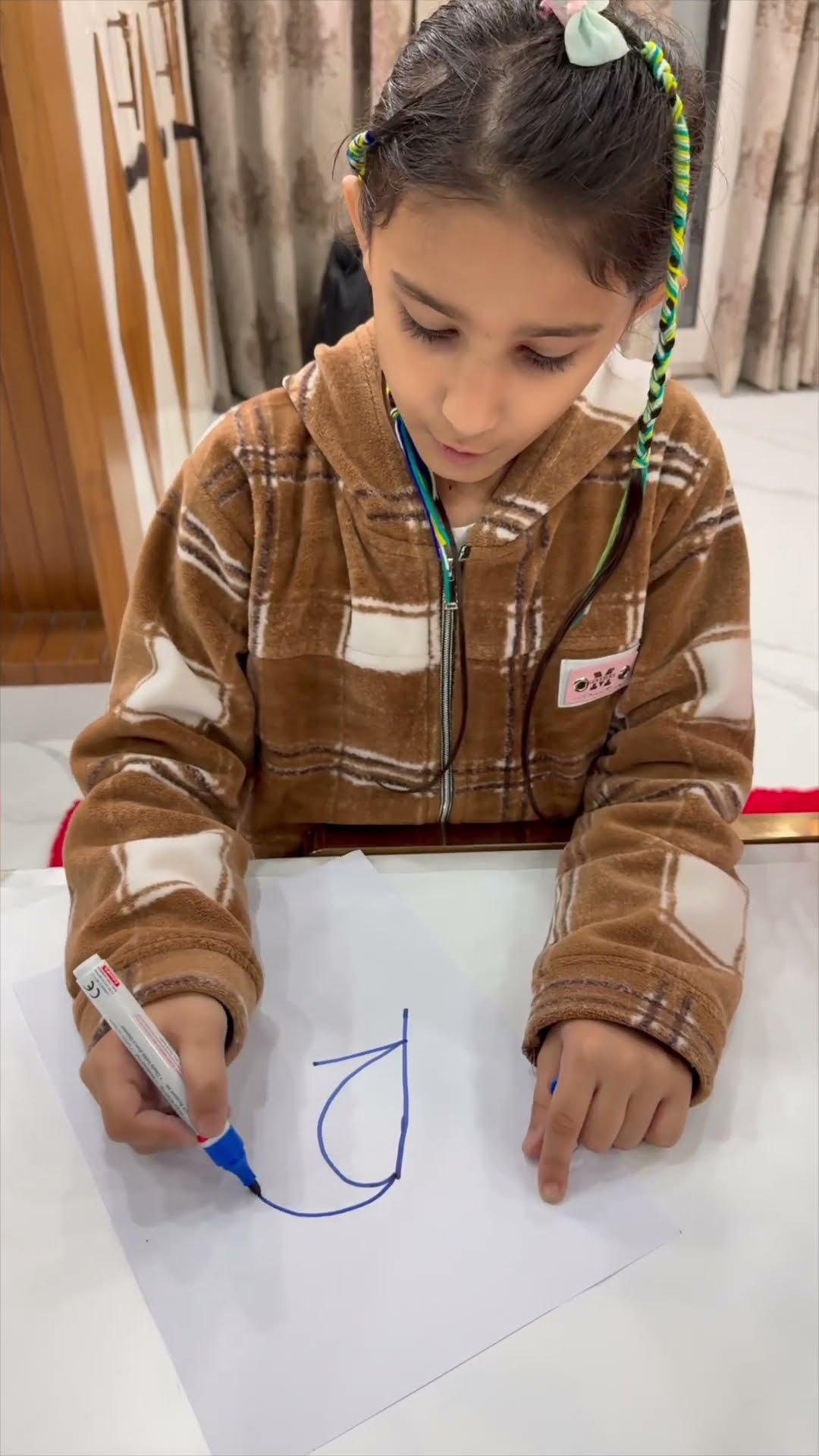 Drawing with number 1 to 7 ??