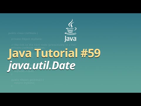 تصویری: آیا تاریخ Java Util منسوخ شده است؟