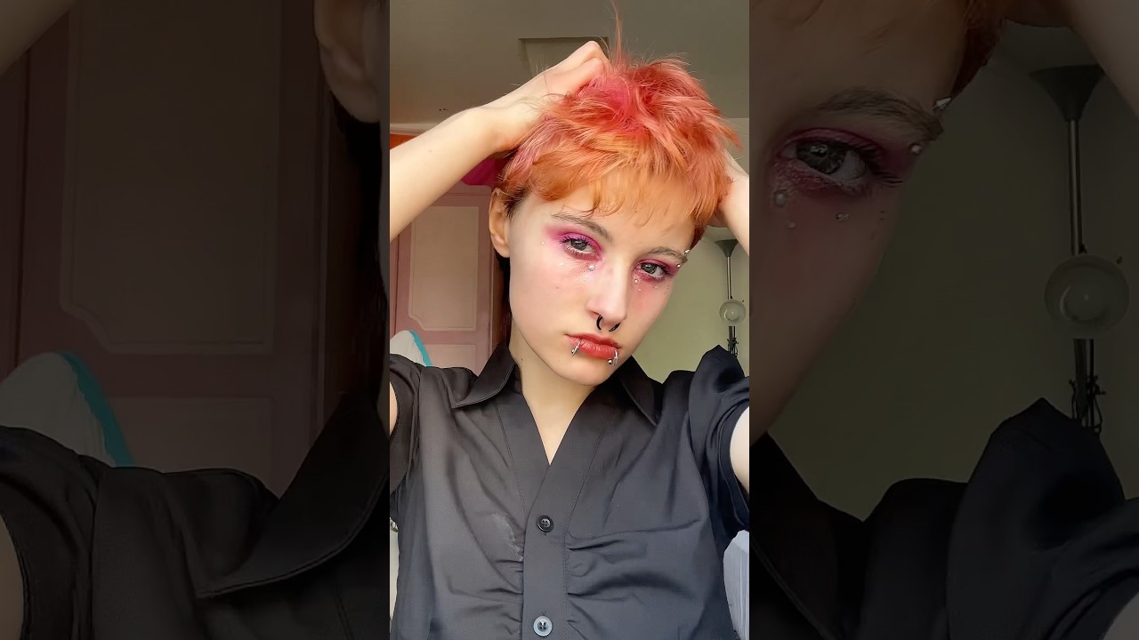 euphoria makeup ✨#euphoria #euphoriamakeup #alternativemakeup #mua