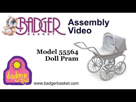 badger basket london doll pram