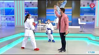 Paula y Candela, el futuro del karate extremeño está en Herrera del Duque | A esta hora