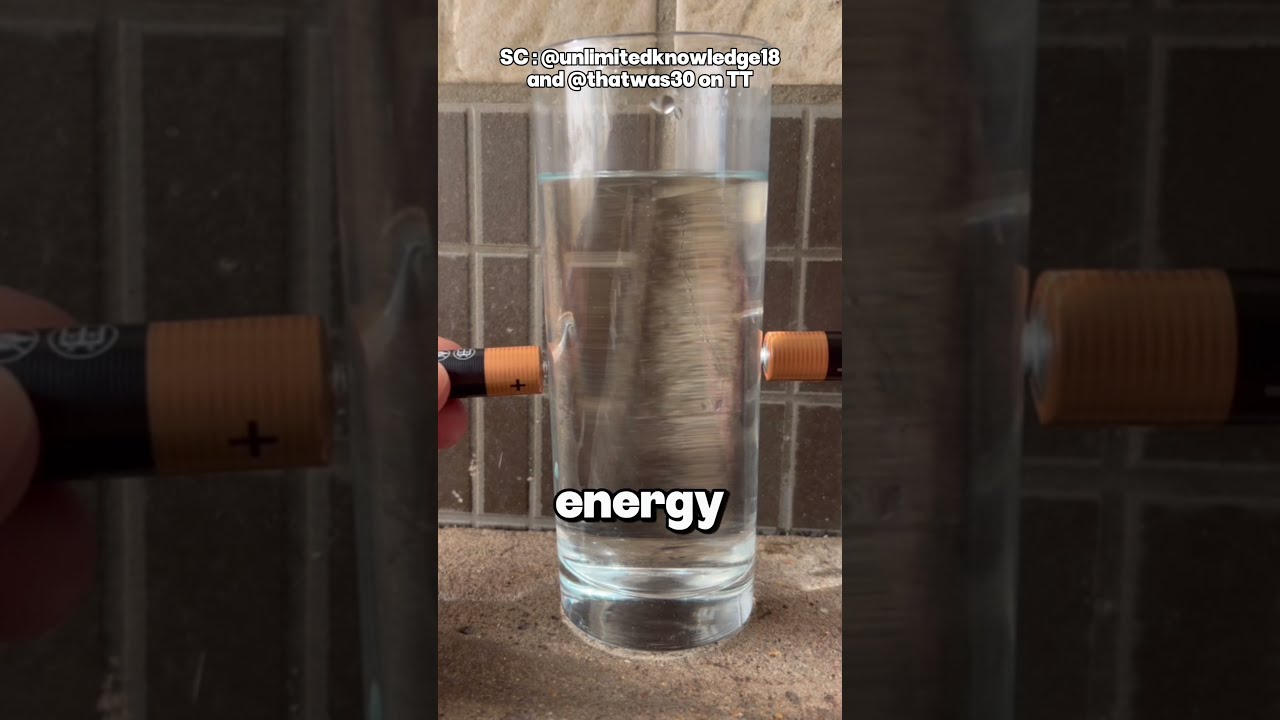 How The Water Battery Tornado Experiment Works Explained 