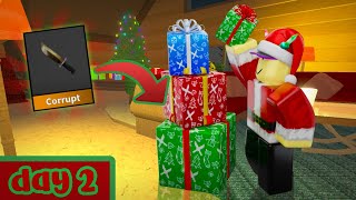 Day 2 Of Giving Free Godlys For Christmas Roblox Murder Mystery 2