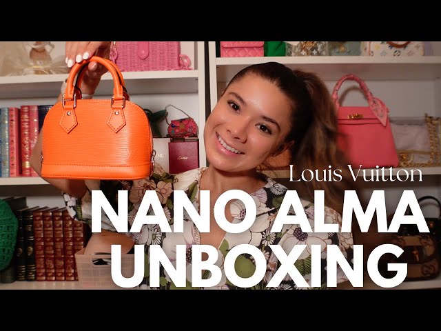 Louis Vuitton, LV, Alma BB Black Epi UNBOXING