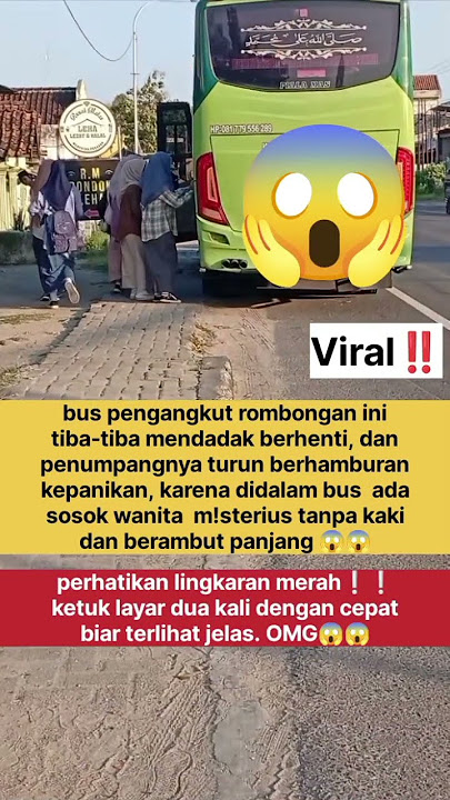 penumpang bus berhamburan #indonesia #viral