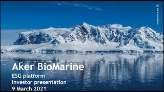 Aker BioMarine ESG Platform Presentation