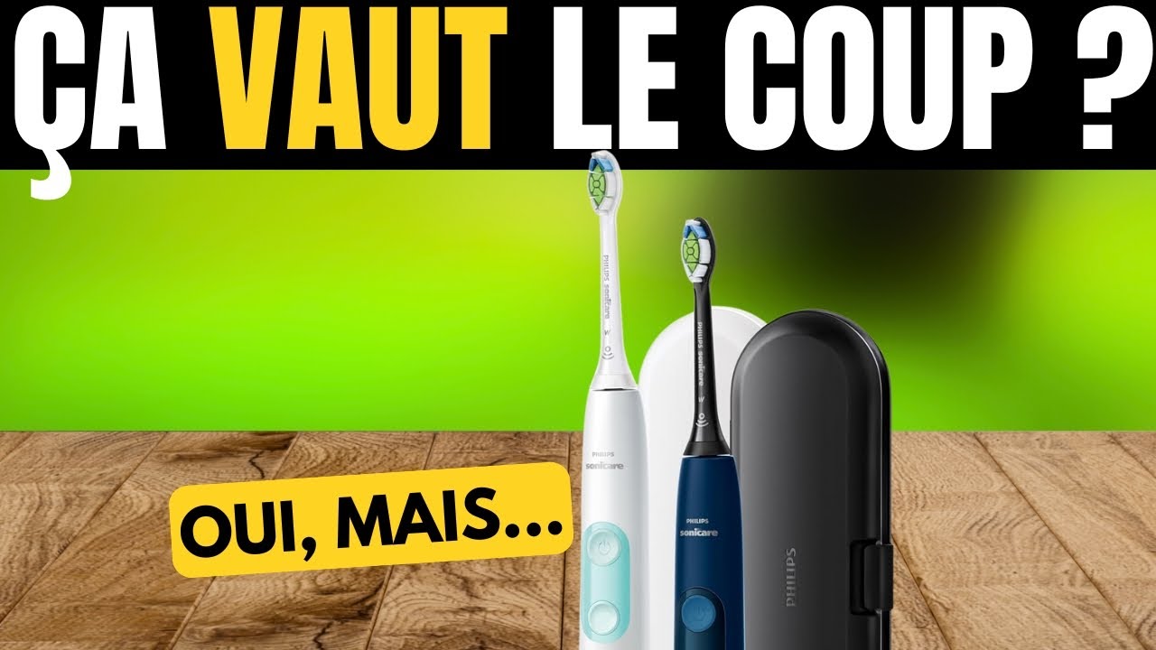 Philips Sonicare ProtectiveClean 5100 Lot de 2 Brosses à Dents Électriques HX6851/34