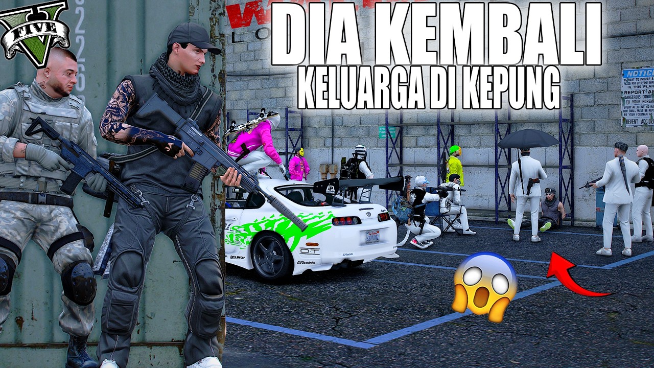 KELOMPOK JOHAN  DI KEPUNG OLEH MAFIA TERKEJAM DI KOTA !! DAN DIA KEMBALI !! GTA 5 ROLEPLAY