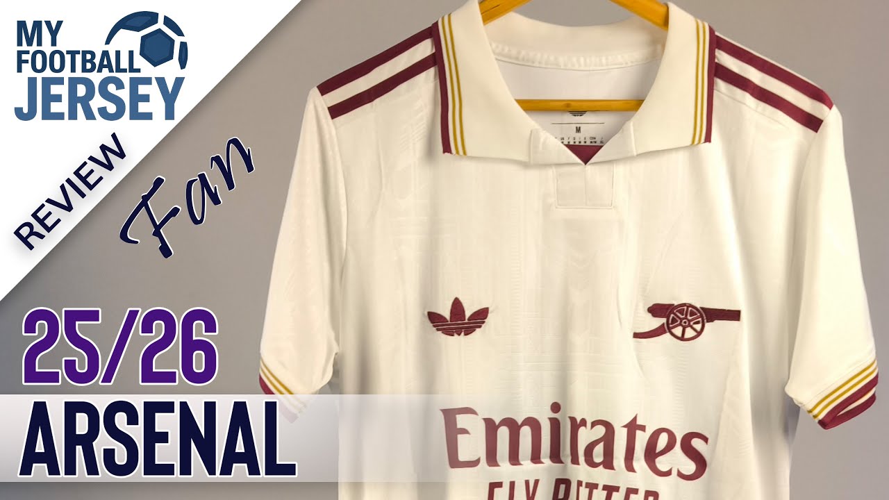 Arsenal Third Jersey 25/26 (CALCIOGO) Fan Version Review - YouTube