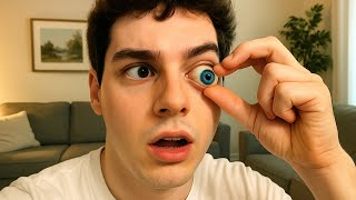 he can pull his eye out..
