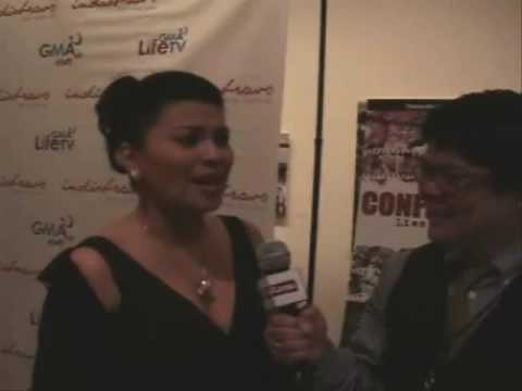 Mylene Dizon (star of "100") at the IndioBravo Filipino Film Festival 2009 at the MOMA NY