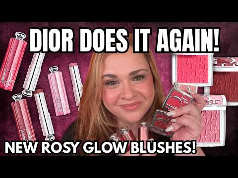 New Dior Backstage Rosy Glow Blush Stick &amp; Powder Blushes Review! Dragonfruit, Guava, &amp; Goji Shades!
