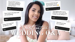DESTINATION WEDDING Q&A | How Much, What Went Wrong, Any Regrets + More by Nathalie Fischer 11,628 views 9 months ago 34 minutes