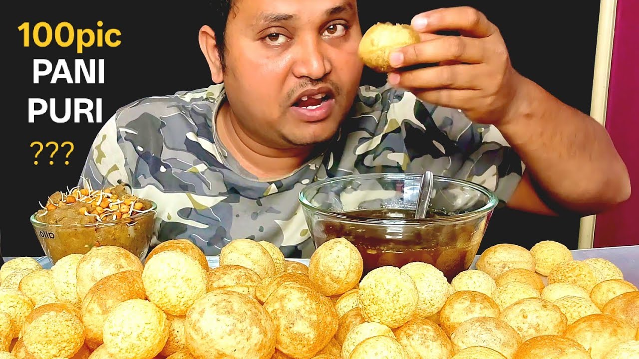  100 pic panipuri challenged IN 30:00 MINUTES  #panipuri #mukbang#chusta #food#fish#shorts#pork#sram