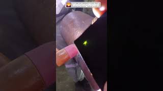 Students learn argon arc welding crank #Share welding tips every day #Welding experience sharing