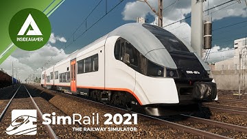 SimRail 2021 The Railway Simulator - First Look At The Demo - Full Tutorial -  EN96 EMU