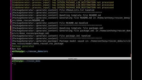 ROS package generator
