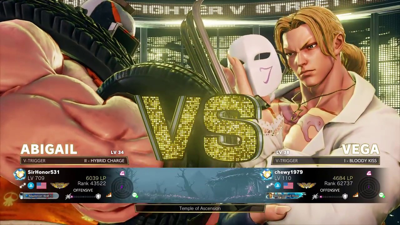 SFVAE Ranked - SirHonor (Abigail) vs Chewy1979 (Vega)