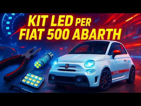 We assemble the LED kit on Marco's Abarth 500