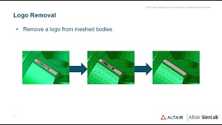 SimLab - LogoRemoval Mesh