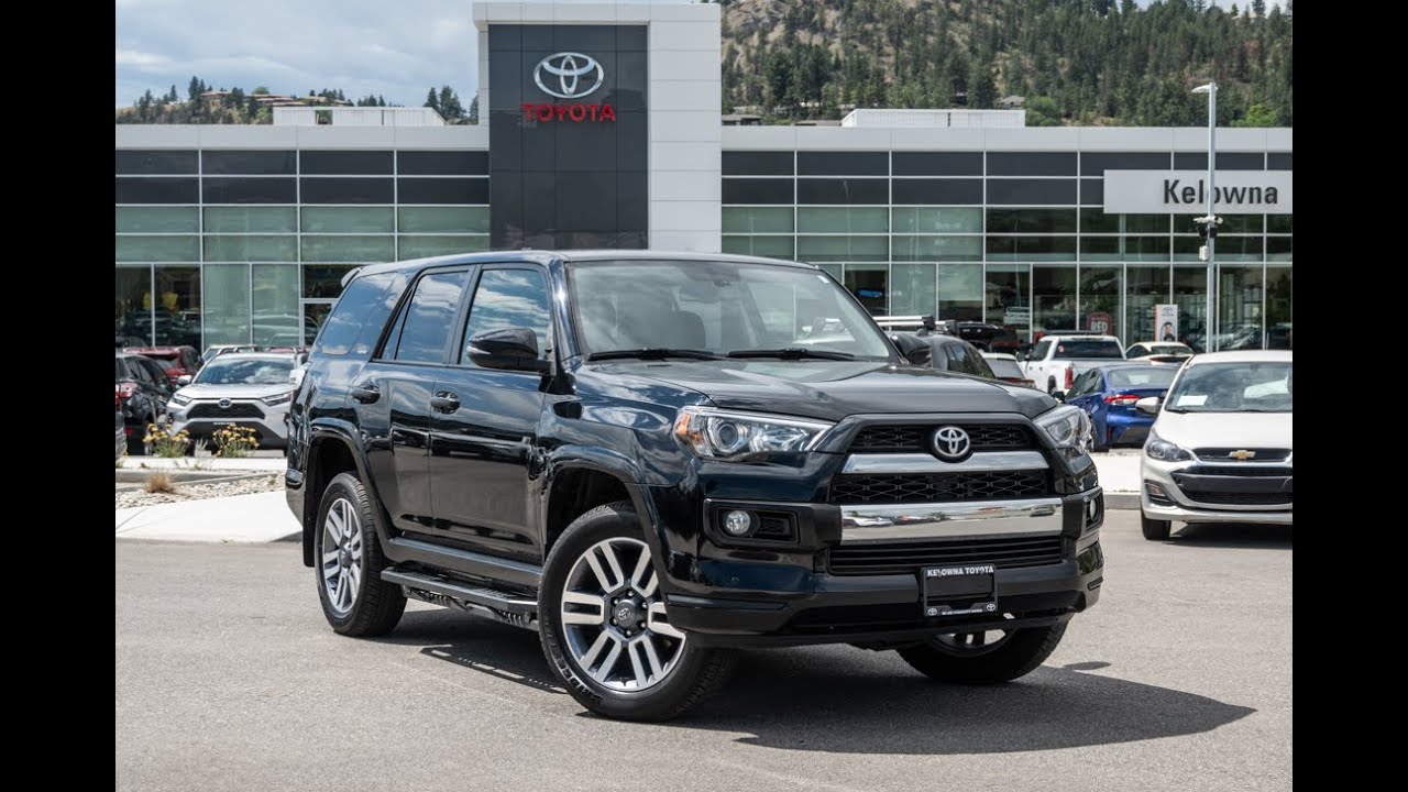 Black 2017 Toyota 4Runner Limited Walkaround - Kelowna Toyota - YouTube