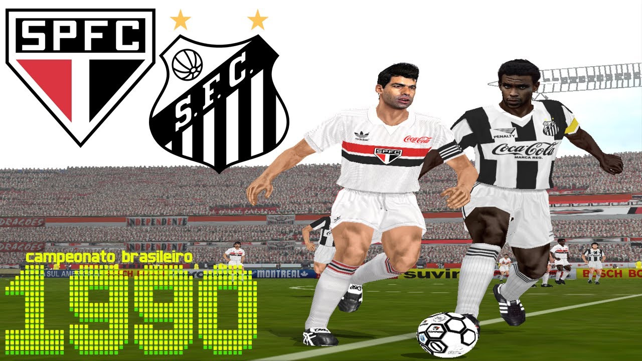 PES6: SÃO PAULO x SANTOS - CAMPEONATO BRASILEIRO 1990 (QUARTAS)