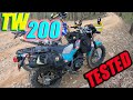 TW200 first impressions off-road