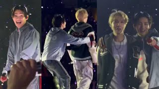 BTS Taehyung in Chile Notices Army Sign for Jhope and Cutely Drags Him to See It