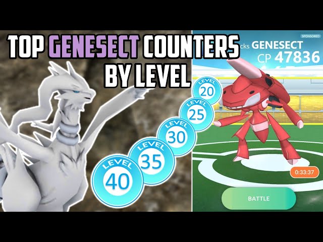 Pokémon Go - Raid de Genesect - counters, fraquezas, melhores