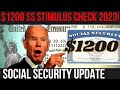 $1200 SOCIAL SECURITY STIMULUS CHECKS! IRS ANNOUNCEMENT | SSI SSDI VA Payments | Social Security Upd