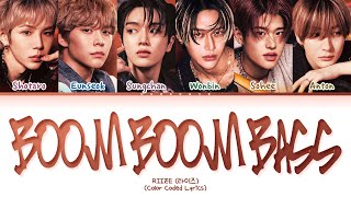 RIIZE Boom Boom Bass Lyrics (Color Coded Lyrics)