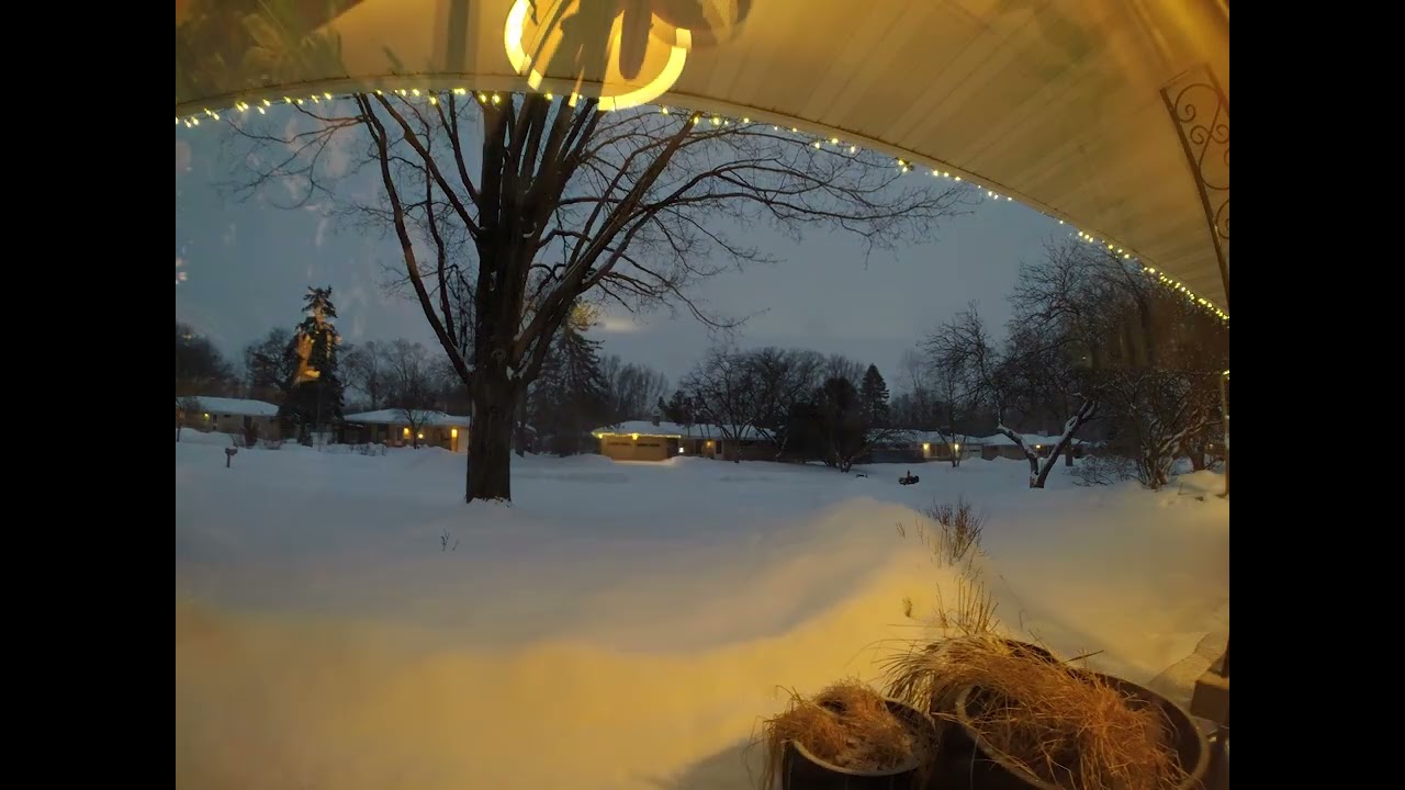 48 hour Timelapse of MN Blizzard
