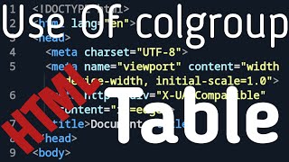Celebrity Use Of ColGroup In HTML Table || HTML Table Tag ||HTML Tag || HTML  Table Tag || HTML Colgroup Tag Wealth