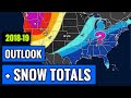 SIMPLIFIED 2018-2019 Winter Forecast [+Snowfall Amounts]