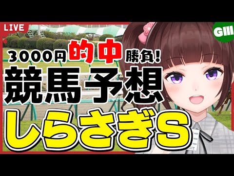 【 競馬予想 】#しらさぎステークス 3000円 的中 勝負 予想！【 競馬 / VTuber / 同時視聴 】