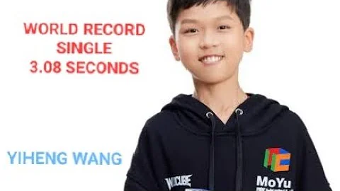 YIHENG WANG 🇨🇳OFFICIAL WORLD RECORD SINGLE! 3.08 SECONDS SOLVE AT XMUM Cube Open 2025- 3x3 Cube!