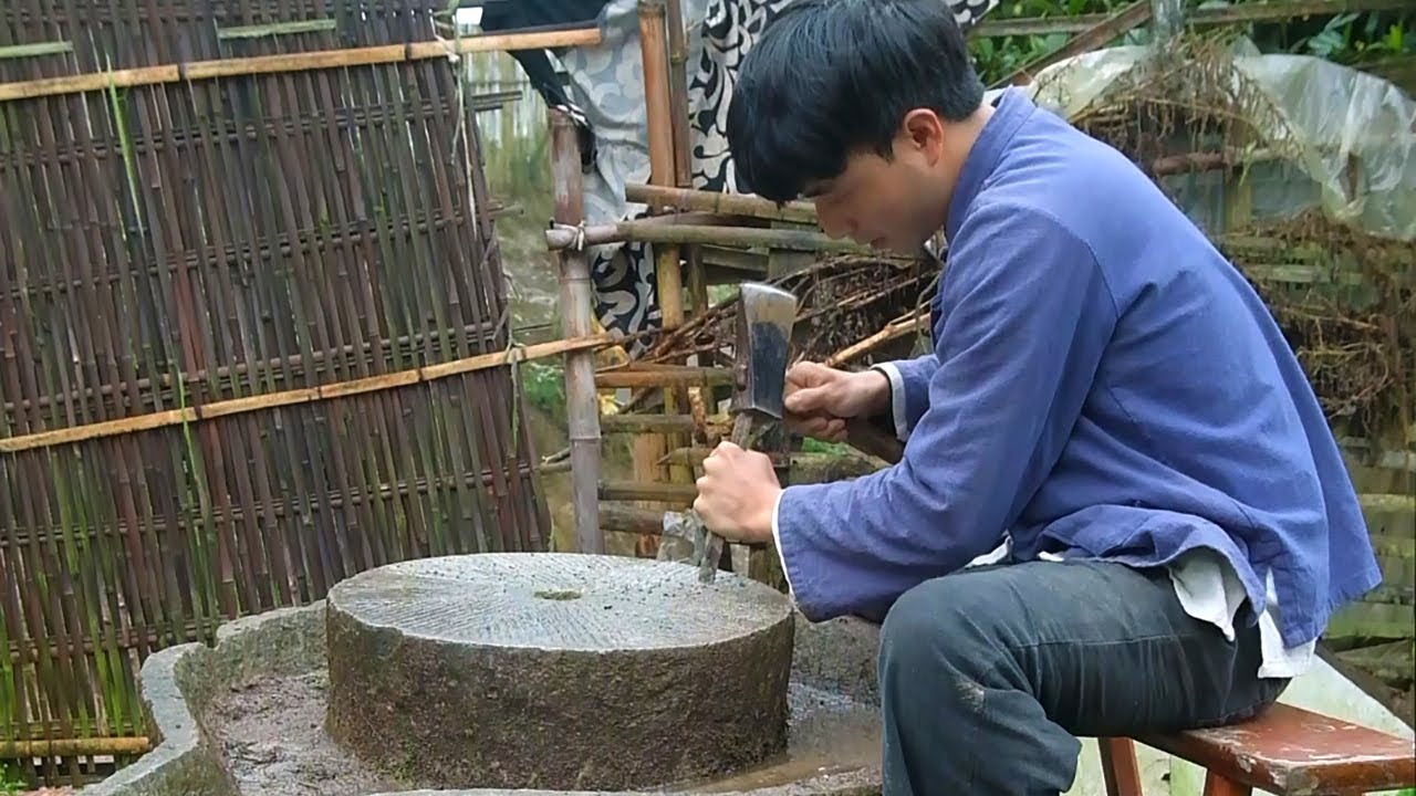 Restoring A Hundred Year Old Stone Mill So It Can Be Used Again ｜Carpenter Anxu