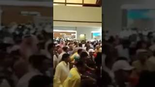 زحام في مطار جدة